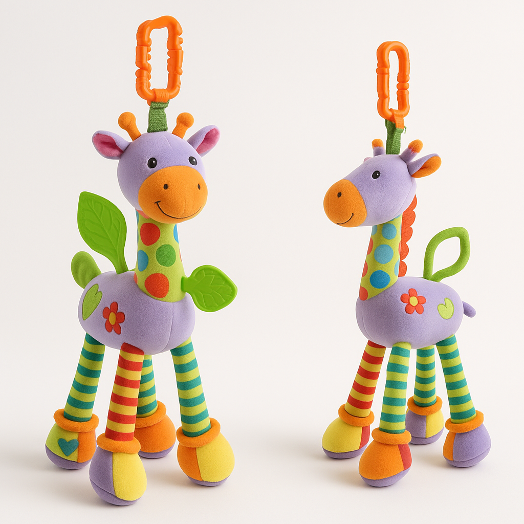 GiraffeFun - Brinquedo de Pelúcia Multifuncional para Bebês