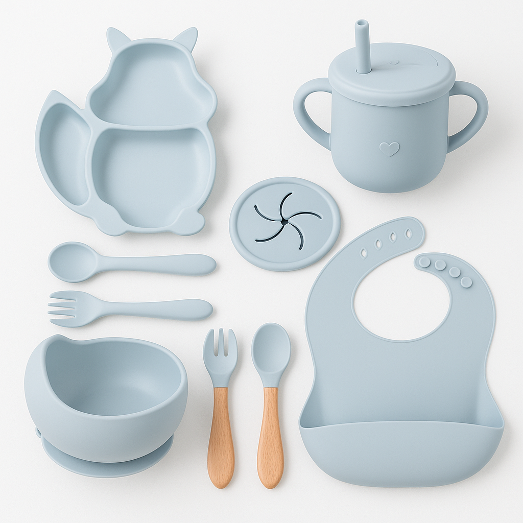 BabeMeal - Kit de alimentação em silicone